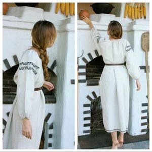 Traditional Homespun Ukrainian Ethnic Vyshyvanka